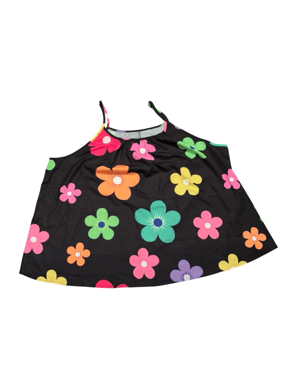 multicolored flowers top